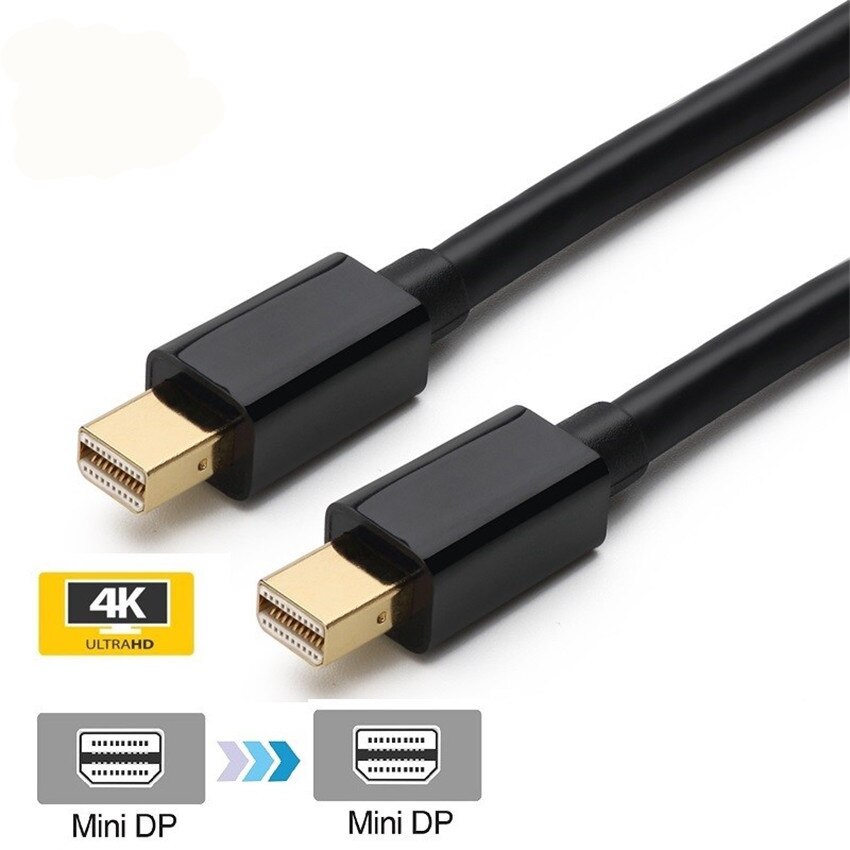 Mini Displayport (Thunderbolt 2 Compatibel) male Naar Mini Displayport Male Adapter Converter Voor Apple Imac Macbook Pro Air Hdtv: Default Title