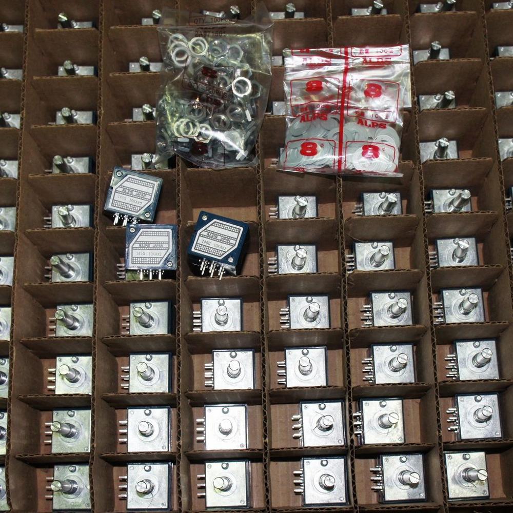 1PCS Japanese original ALPS RK27 dual fever volume potentiometer A10K 50K 100K 250K