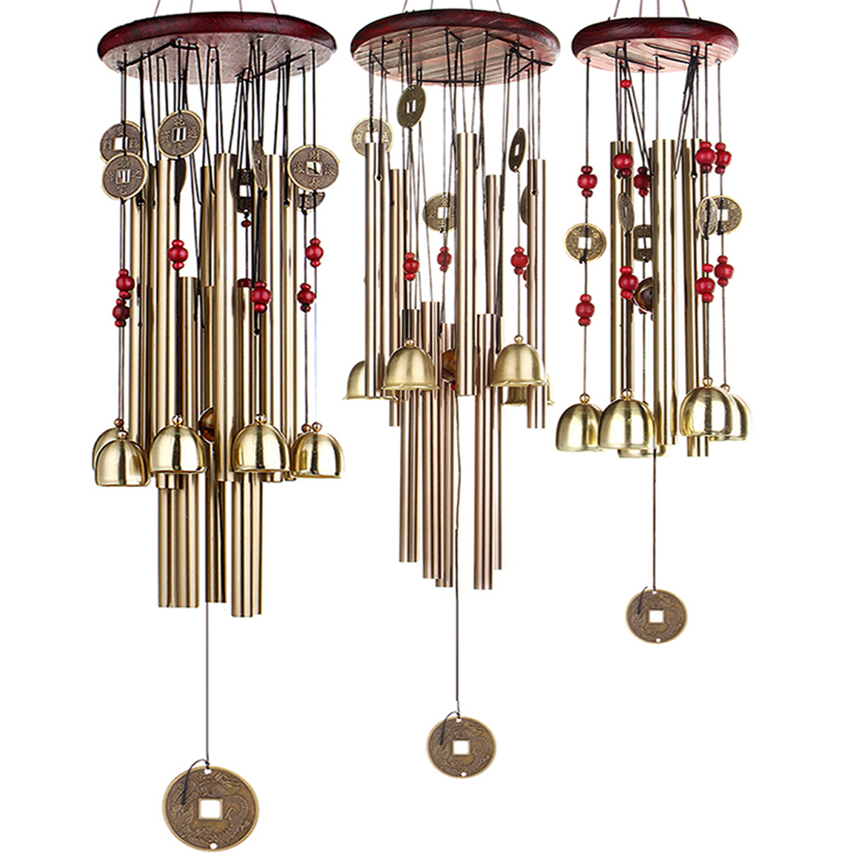 Outdoor Living Wind Chimes Yard Antique Amazing Garden Tubes Bells Copper Home Windchime Chapel Bells Wall Hanging Home Decor