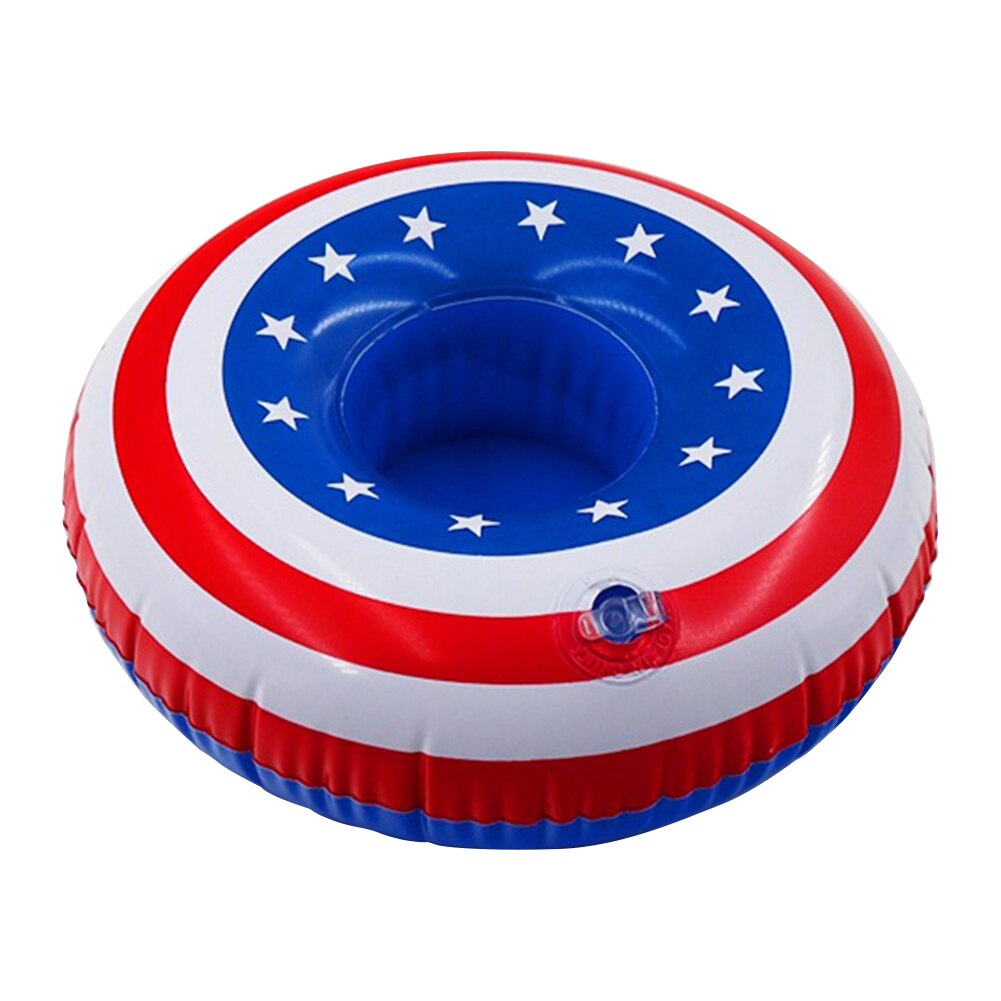 Coaster Drink Water Cup Holder Inflatable PVC Water Swimming Swimming Pool Party Floating Portable Outdoor Elements