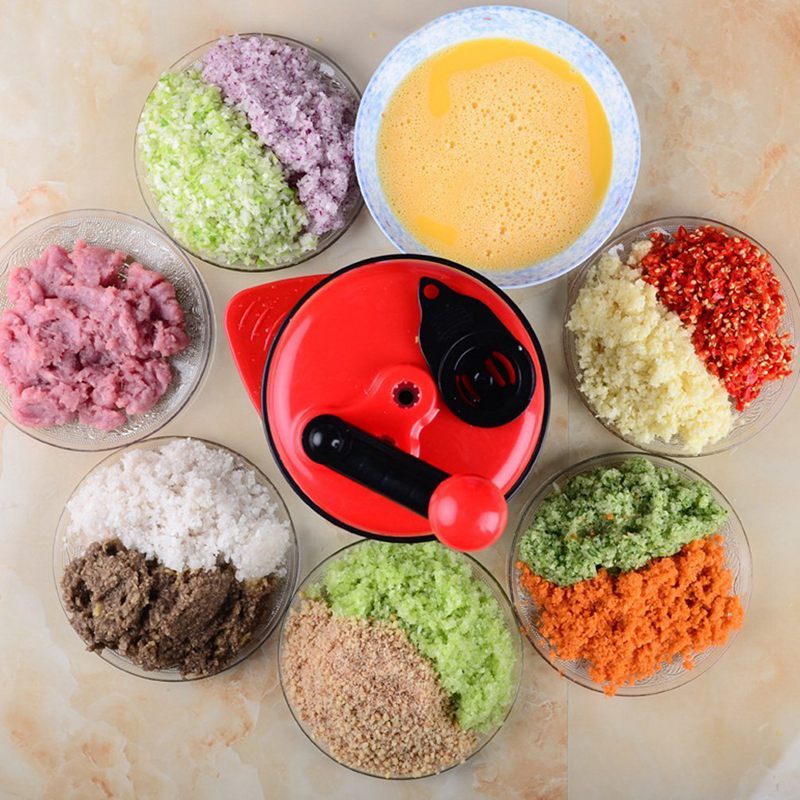 Multifunktions Küchenmaschine Küche Hand Lebensmittel Gemüse Zerhacker Cutter Rührgerät Salat Hersteller Eier Rührer Küche Kochen Werkzeug