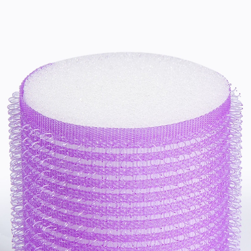 6 unids/set 4cm Color DE Ramdom de plástico adhesivo rulos de pelo de esponja de Curling magia rodillos peluquería DIY Kit de herramientas