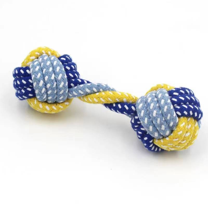 1PC Hond Speelgoed Wortel Knoop Touw Bal Katoenen Touw Halter Puppy Tandenpoetsen Kauwspeeltje Duurzaam Gevlochten Bijtvast Dierbenodigdheden