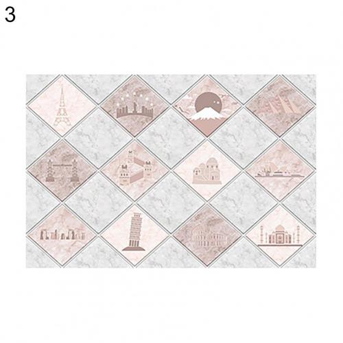 SALES！！！Anti Oil Wall Sticker Foil Decal Prevent Fumes Moistureproof Home Kitchen Decor: 3