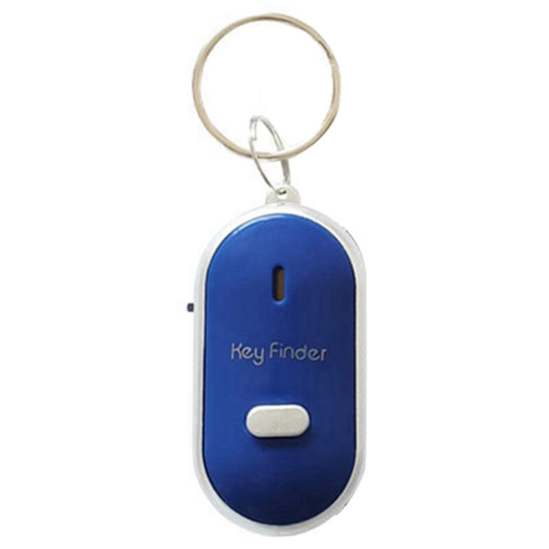Wireless Whistle Key Finder Key Chain for Anti-Lost Device Anti-Theft: Blue