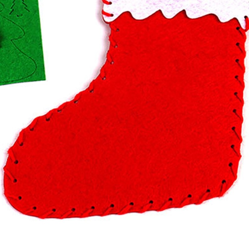 Christmas children's handmade socks Christmas decorations children's educational decorations DIY supplies