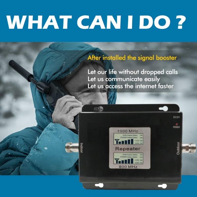 2G 4G DUAL BAND B4 B5 850MHZ 1700 2100 MHZ AWS 3G 4G lte fdd booster repeater amplifier ROGERS BELL TELUS VIVO TIM CLARO