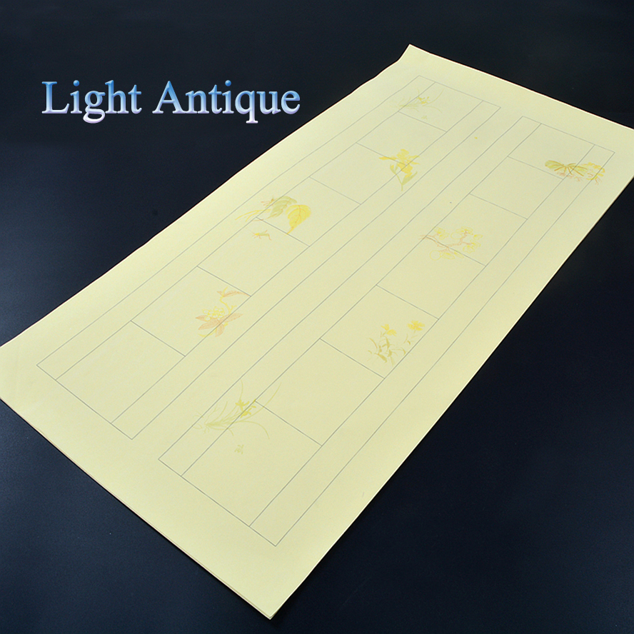 34*69cm Retro Batik Chinese calligraphy Rice Paper Roll Painting Xuan Paper Painting Supply