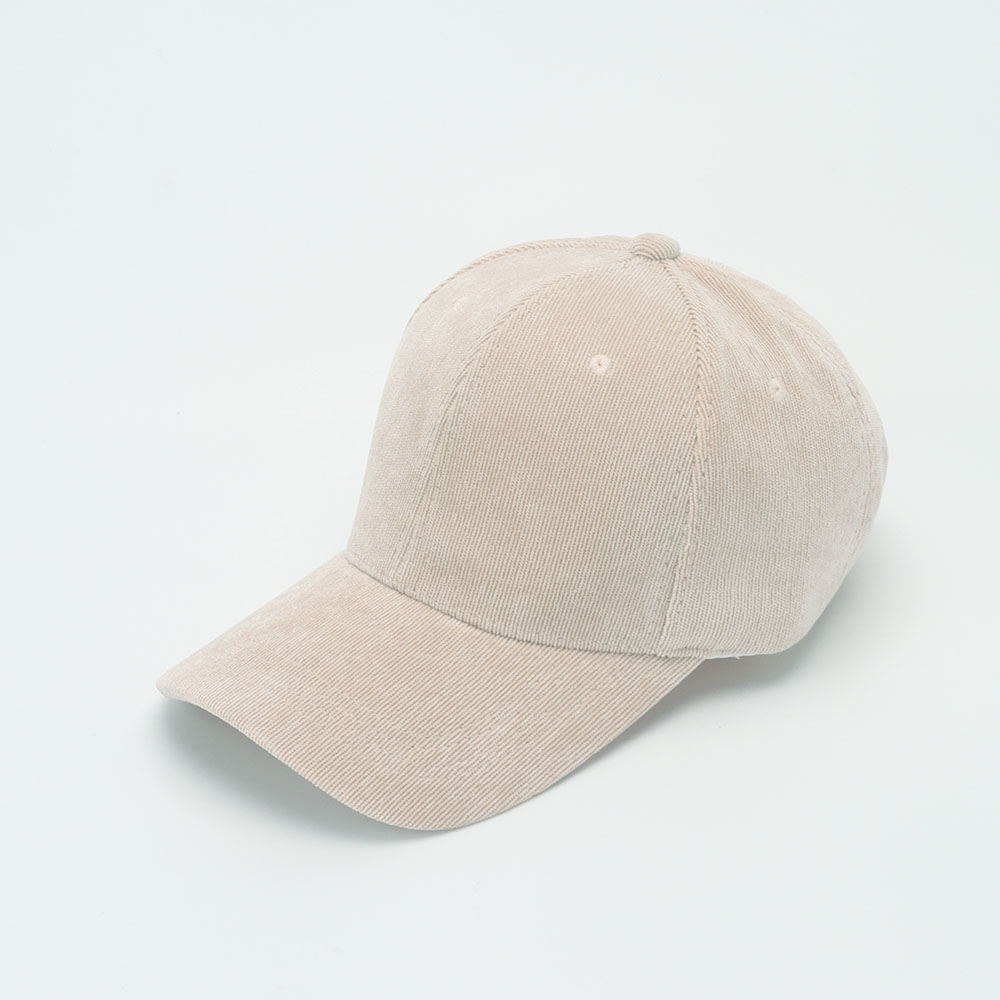 Gorra de béisbol de pana para mujer, sombrero Retro de Color sólido para papá, sombreros de Otoño Invierno para hombres y mujeres, Unisex, informal, mantiene el calor, ala curva: Beige