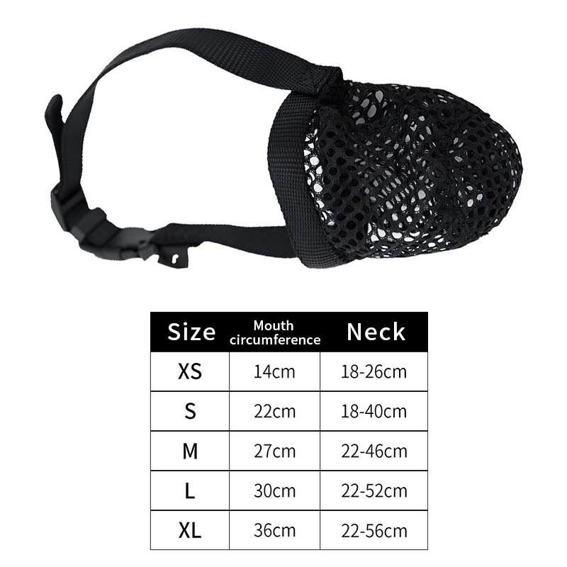 Small Large Dog Corgi Alaska Muzzle Golden Retriever Dog Mouth Basket Breathable Outdoor Mask for Dogs Supplies: XL