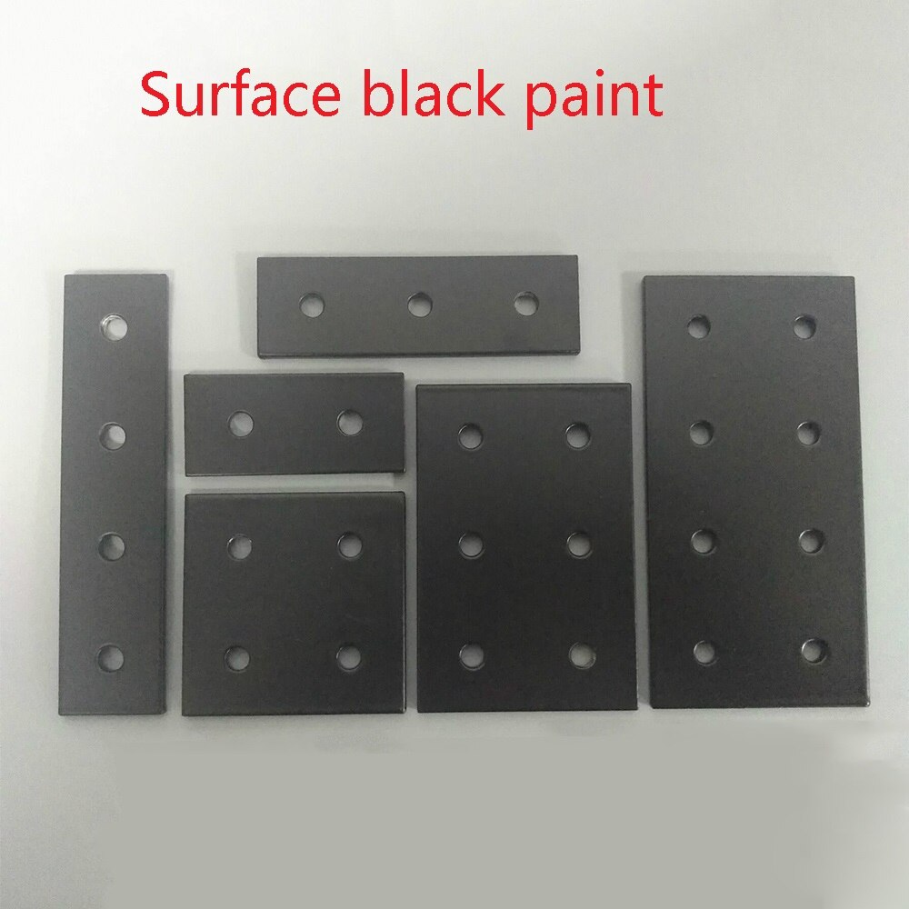 Vertical connecting plate aluminum profile reinforcement plate /3030/4040/4545/6060/8080/9090 hole one word connector