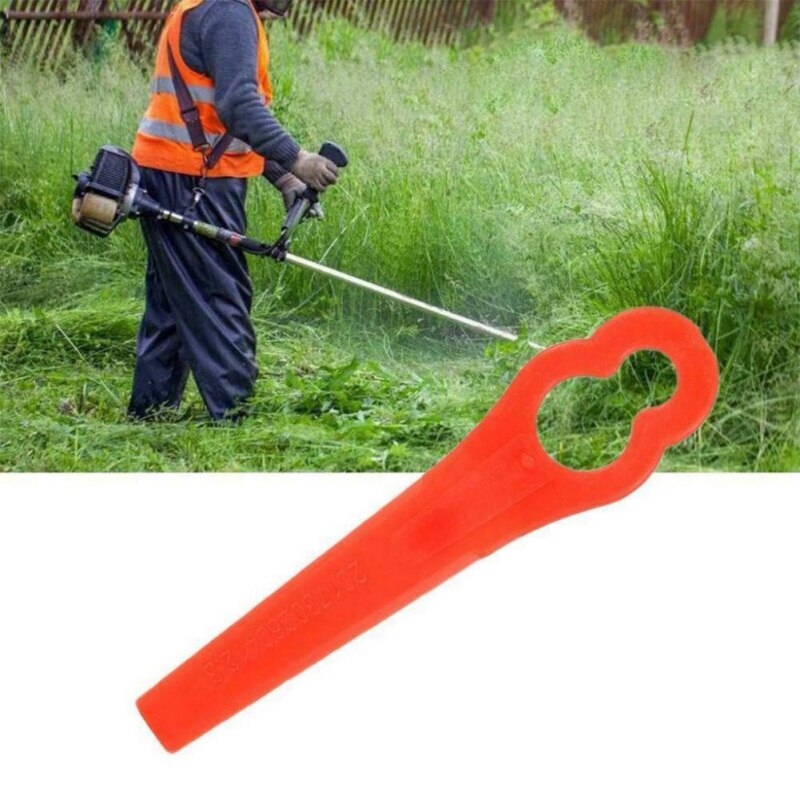 Cuchillas de plástico universales de repuesto, cortador de colgantes para Florabest, cortacésped inalámbrico, desbrozadora, accesorios para herramientas de jardín