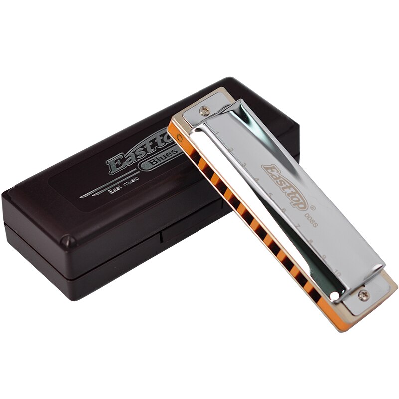 Ten Hole Blues Harmonica 10 Hole Paddy Harmonica Beginner Adult Performance Level
