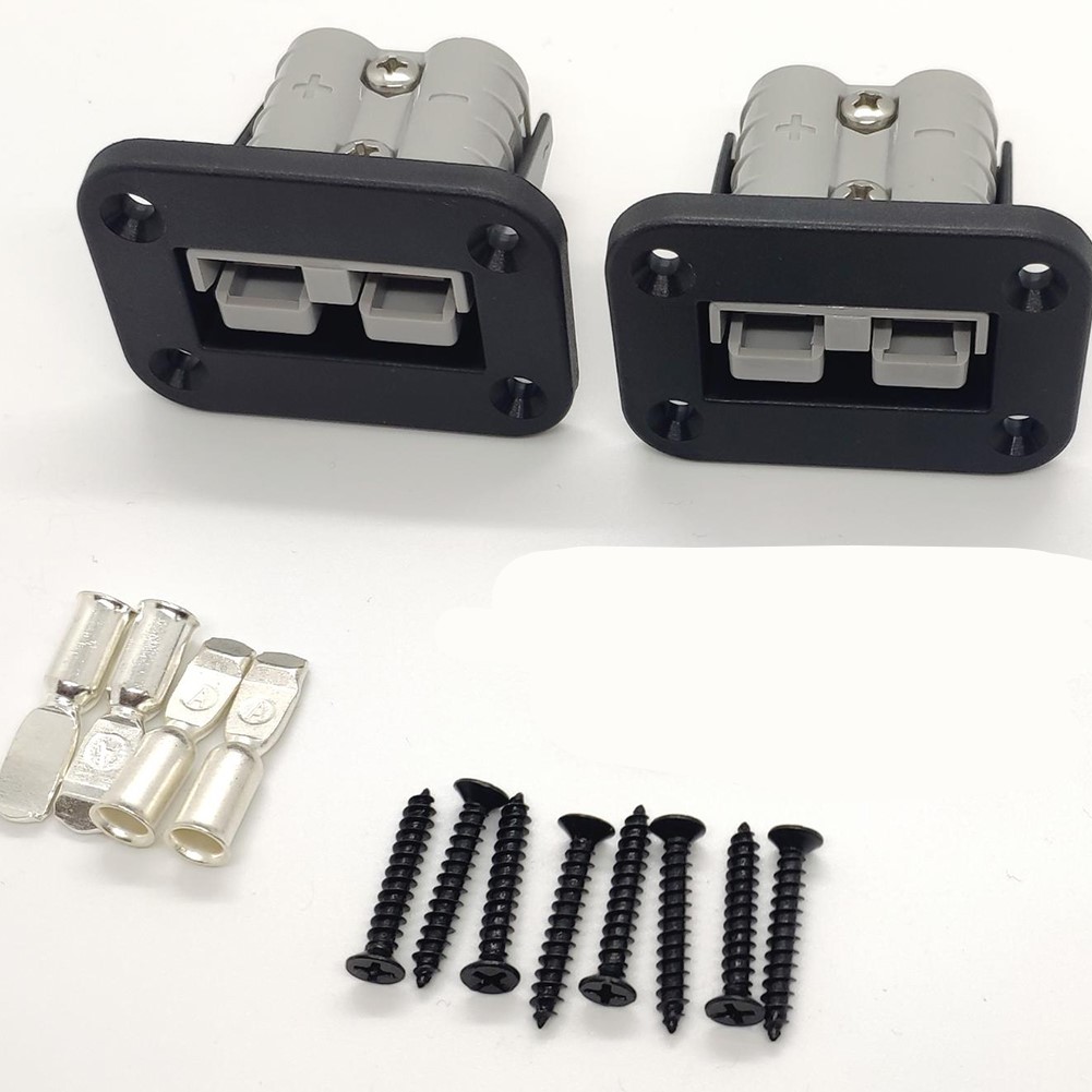 2 Teile/paket 50A Unterputz Halterung Für Anderson Stecker Ladung Tafeln Anschlüsse Für Schiff Yacht RV Passagier Auto Tafel Buchse