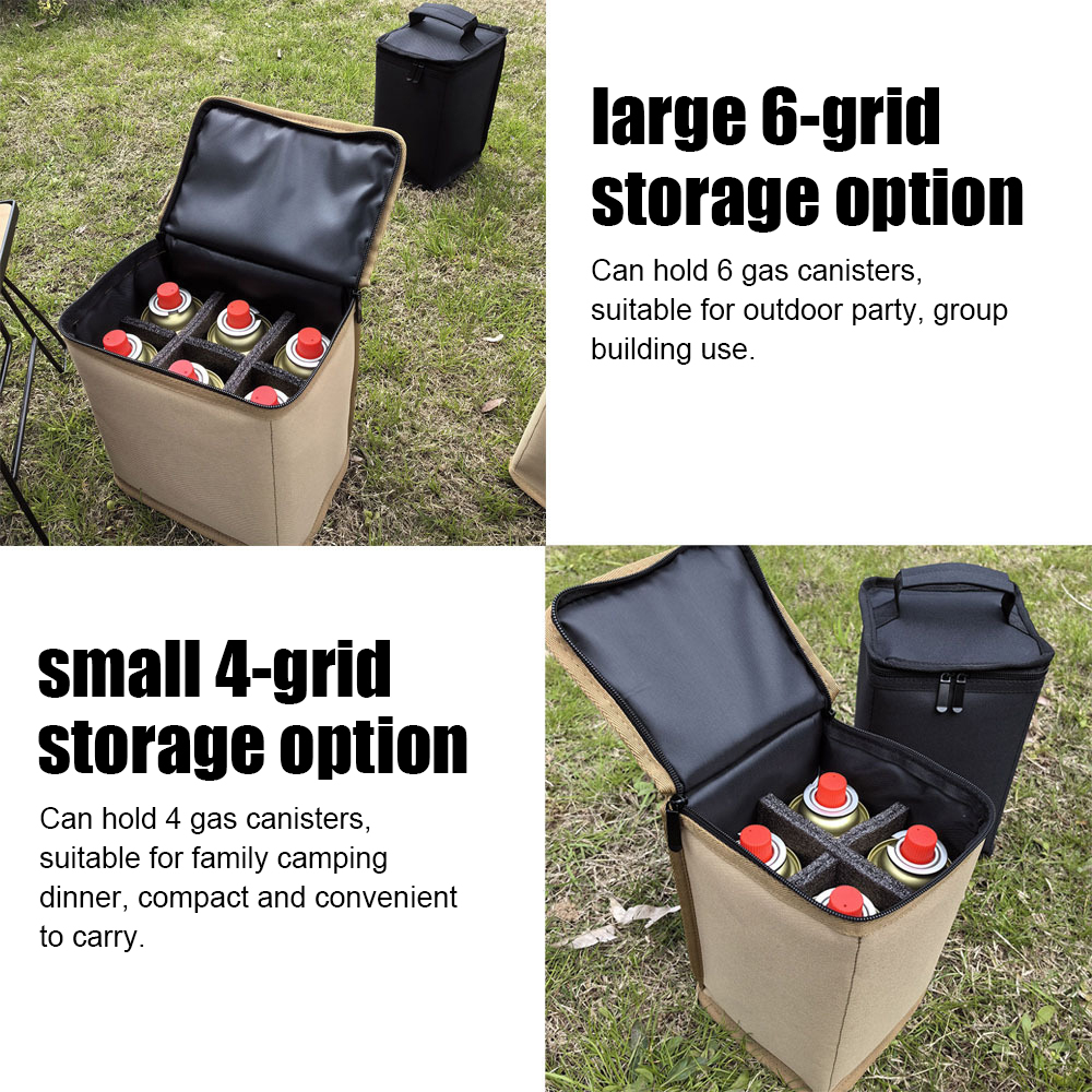 Camping Gas Tanks Opbergtas Draagbare Brandstofcilinder Beschermhoes Kamp Licht Draagtas Anti-Collision voor Outdoor Koken