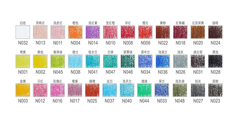 Lápiz de acuarela , 12/24/36/48/72/100 colores, lápices de colores suaves solubles en agua para pintar, suministros de arte para estudiantes: 36 oil colors