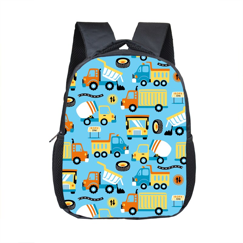 Sac à dos de dessin animé pour enfants, voiture, camion, Bus, école maternelle, Kawaii,: 12saiche24cw