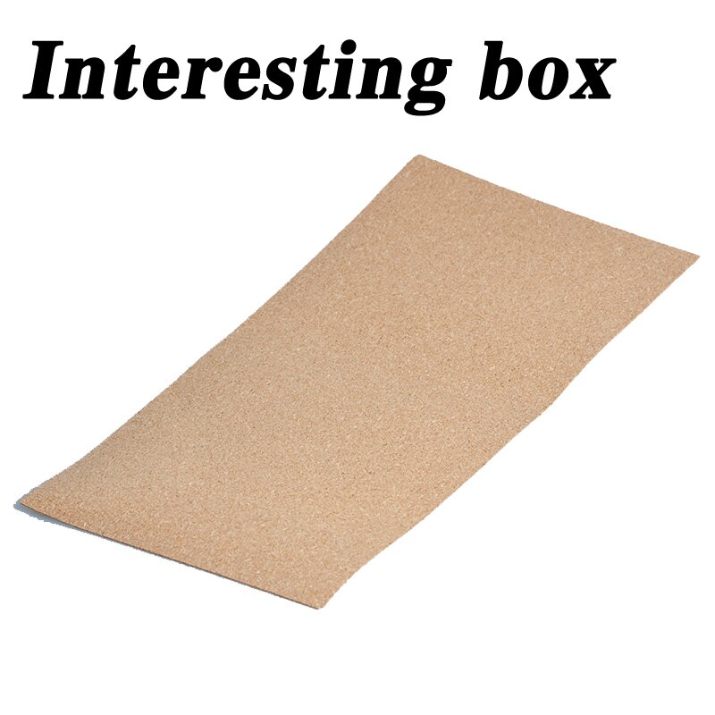 High-density cork board Message board Photo wall Model material dirt road 0.1cm
