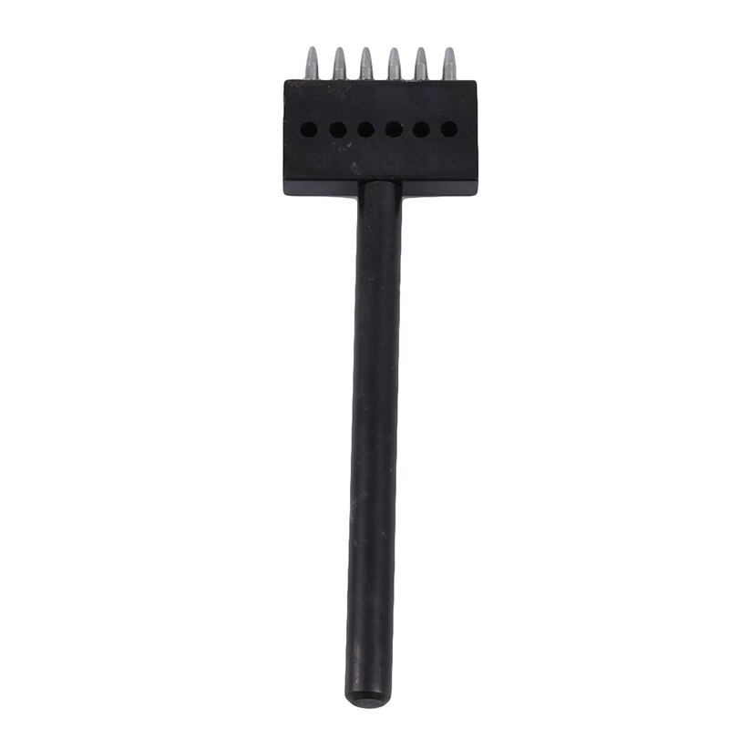 5mm Tool Steel Spacing Leather Hole Punches DIY Hand Perforated Round Stitching Punch Tools Hole Cut Leather Punching Tool