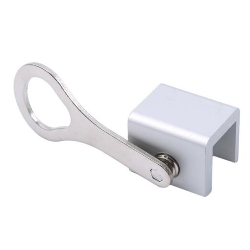Sliding Door Window Locks Padlock Stop Aluminum Alloy Door Lock Frame Security Lock with Keys Safety Key Lock