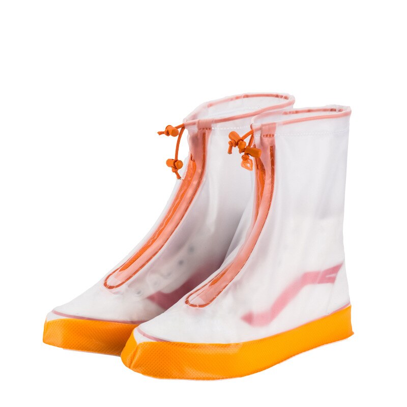 student Rain Covers thick waterproof slippery rain boots set exquisite wearable shoe cover flat with flat rain boots