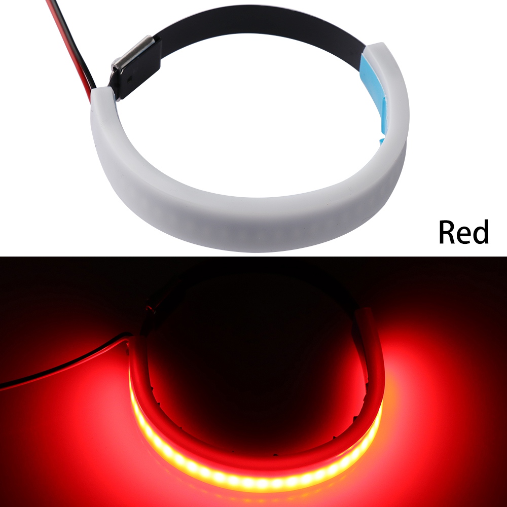 Rød / blå / gul / hvid smd led strip strip look look gaffel blinklys indikator lys til motorcykel tilbehør: Rød