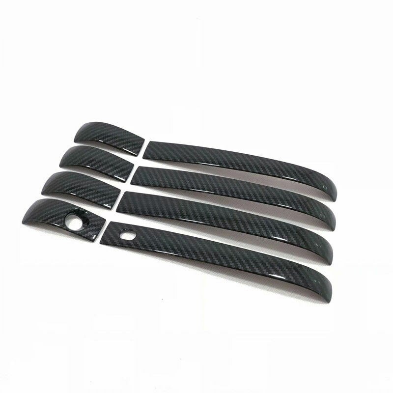 Für Jeep Grand Cherokee Carbon Fiber Schwarz Seite Türgriff Abdeckung Trim 8pc Auto modifikation Auto teile