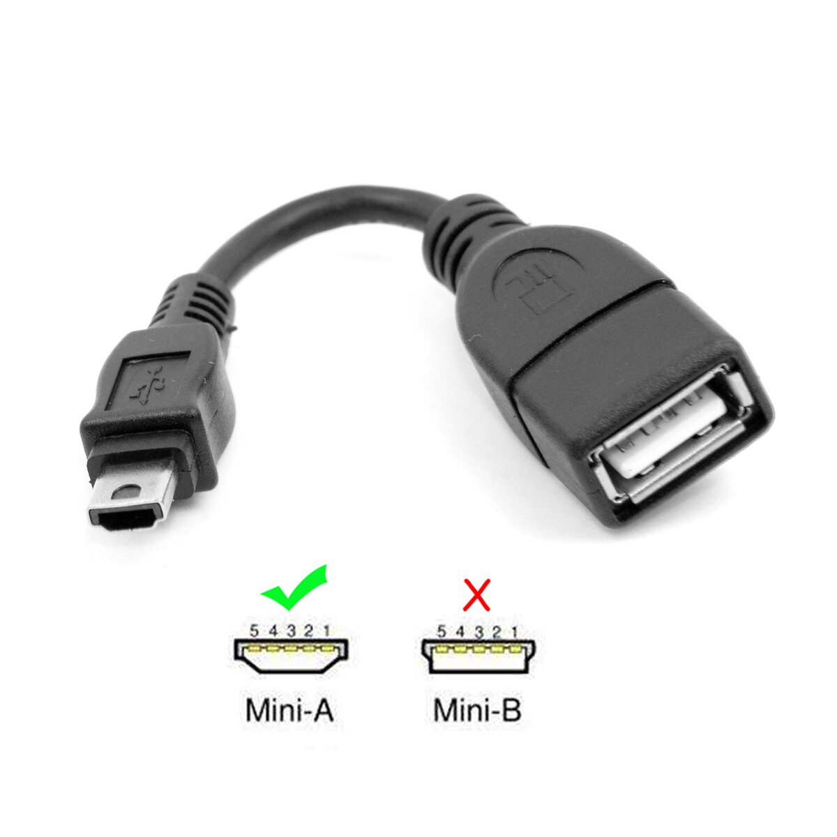Chenyang Kabel Usb 2.0 Mini Een Male Host Otg Kabel VMC-UAM1 Dc Dv Kabel