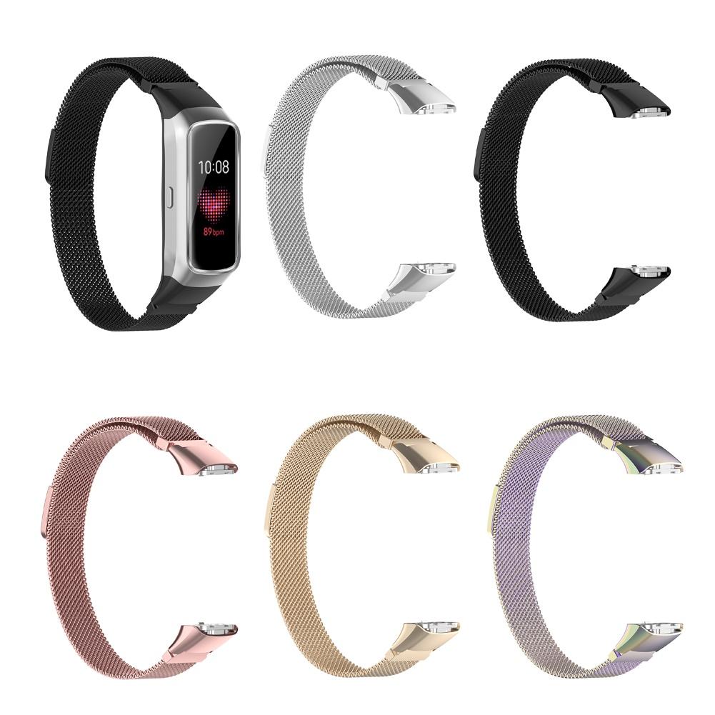 Substituição de aço inoxidável pulseira de pulso para samsung galaxy fit SM-R370