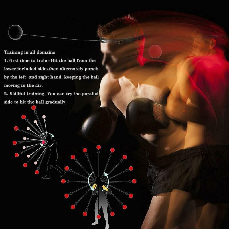 Træning boksning boldkamp hovedbånd refleks hastighed muskel træning mærke