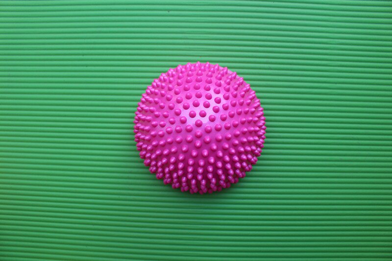 Pelota de balanceo para gimnasio, Pilates, deporte, Fitness, ejercicios de Fitball de PVC, recién inflable, bolas de Yoga de media esfera: Rosa