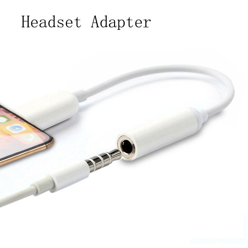 Cable adaptador de Audio de 8 pines a 3,5mm para Apple, convertidor de auriculares de iluminación a 3,5mm para IPhone 12, 11 Pro Max, XS, XR, X, 8 Plus, 7