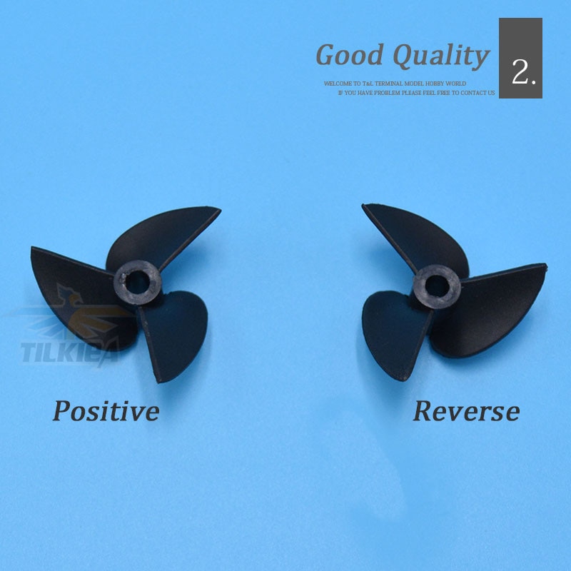 Rc Boat Propeller 3 blades Nylon Propellers For 3mm/4mm/4.8mm Shaft Rc Boat 3 Blade Plastic Paddles