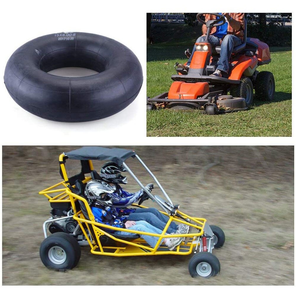 Replacement Inner Tubes Heavy-duty Puncture Resistant Rubber Inner Tube with TR-13 Straight Stem Valve for Lawn Mower