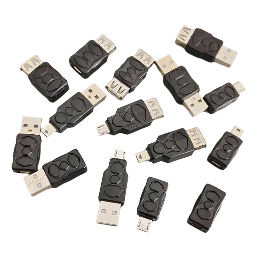 1-10Stck USB zu Mikro Mini Typ-C USB Adapter Konverter USB Männlich Weiblich Konverter für Telefon Tablette Kamera Ladung Adapter