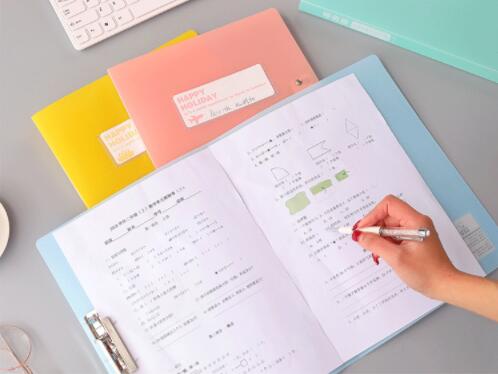 Carpeta de archivos A3/A4, clip de almacenamiento multifunción, carpeta DE DATOS, carpeta de archivos de documentos, 3 piezas