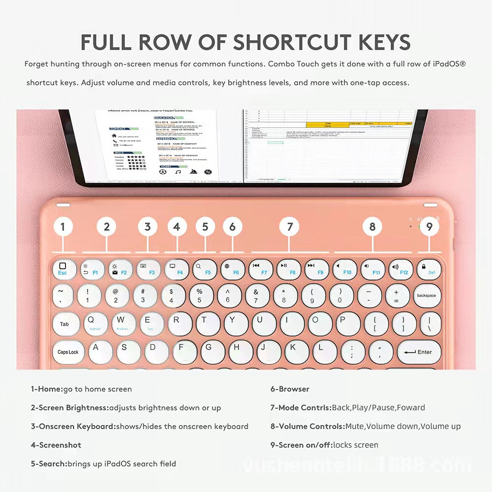 10inch Bluetooth Keyboard Mouse Russian French Arabic Spanish Teclado Keyboard for Android Samsung Windows iOS Phone Keyboard