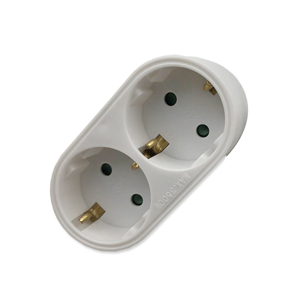 2/3 Socket Meerdere Plug Power Strip Socket Distributie Adapter 16A/250V Duitse Standaard Voeding Plug Adapter