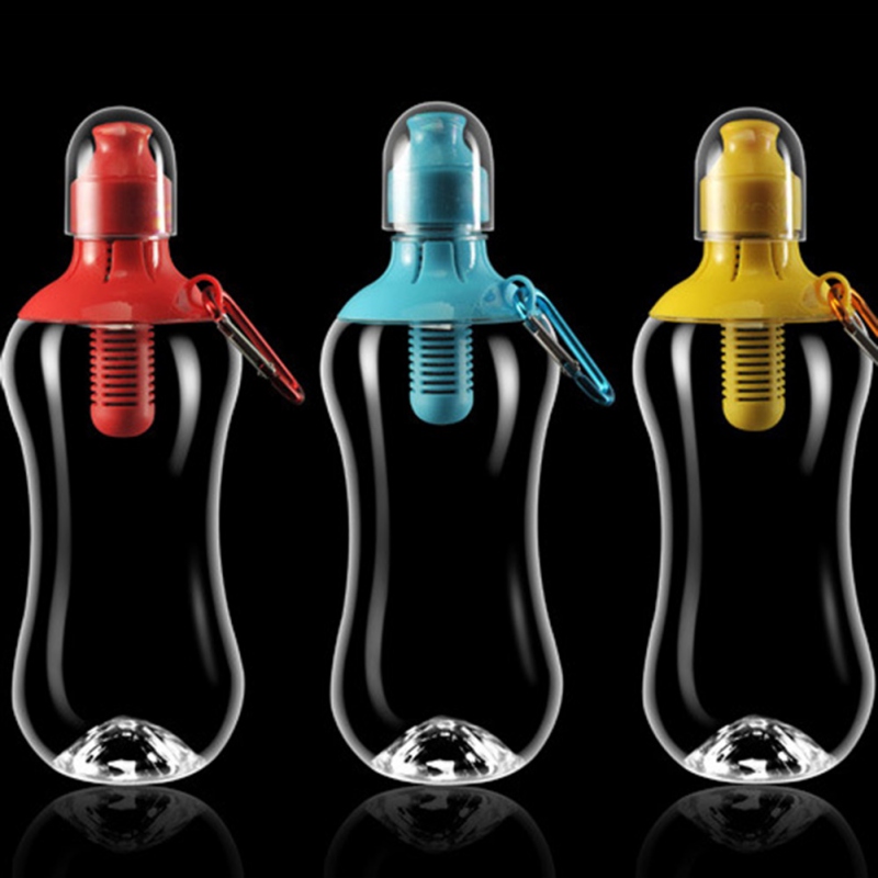 Draagbare Filter Fles Water Drinken Fles Outdoor Sport Fles Activated Carbon Filter Waterkoker Wandelen Klimmen Flessen