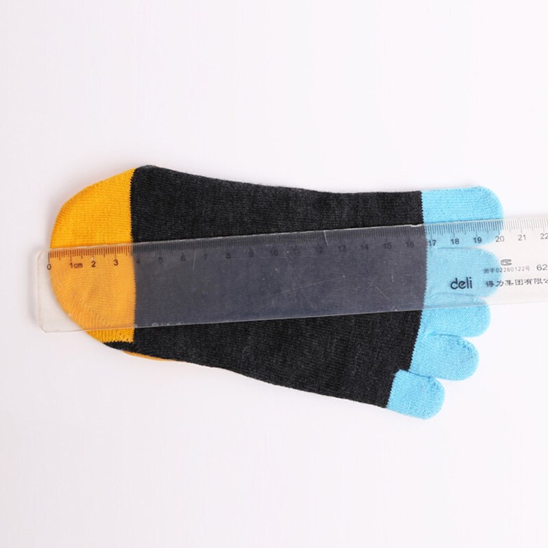 2 par sommer tynde fem-finger sportsokker herre bomuld low cut usynlige sokker mand casual fem-finger ankelstrømper