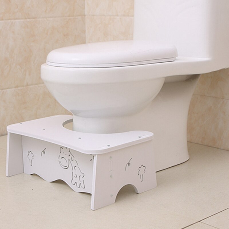 -bærbar huk toiletstol, træ-plast bord toilet assistance trin til børn / småbørn / voksne