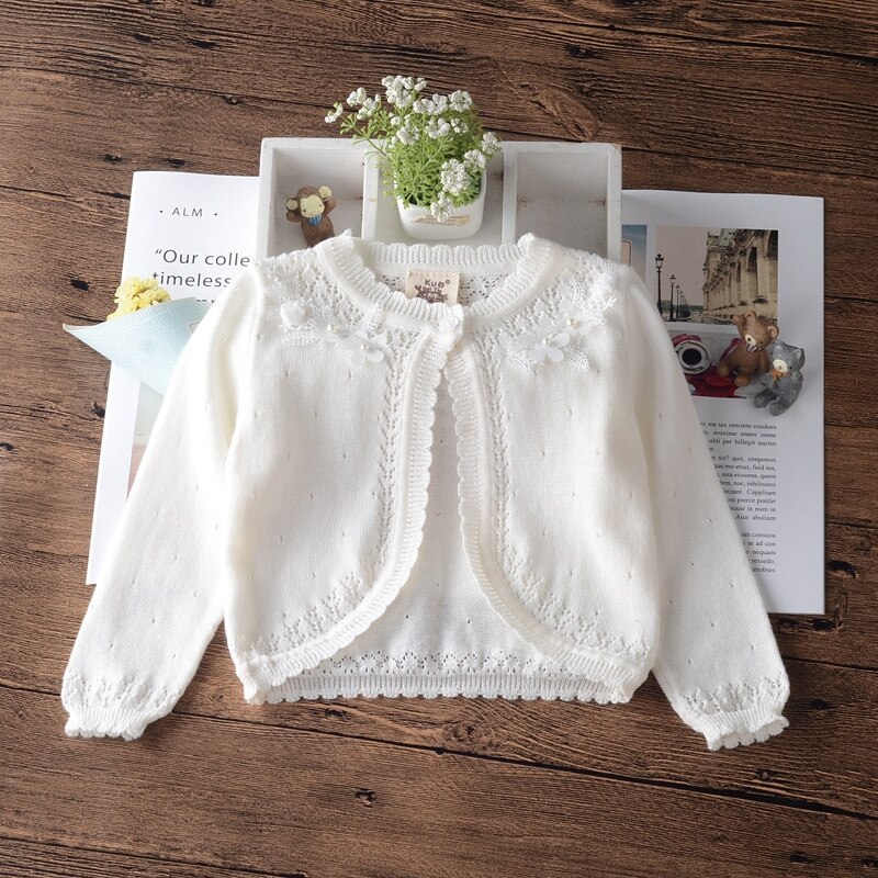 filles Cardigan pull veste 100 coton vêtement d'ex... – Grandado