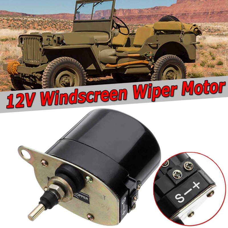 12V auto Motore Tergicristallo per jeep Willys Trattore RSM 868 7731000001 01287358 0390506510