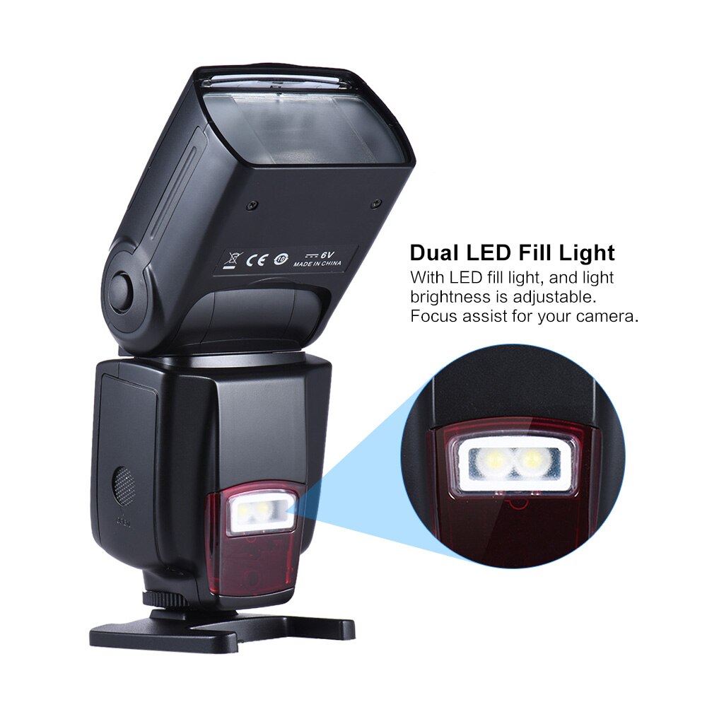 Andoer AD-560II Pro Universal Camera Flash Speedlite for Nikon Canon Olympus Pentax DSLR Camera Flash Speedlite Original