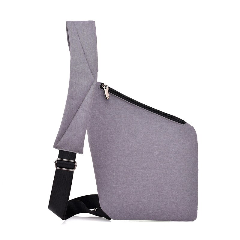 Fabra Anti-Theft Männer Messenger Schulter Taschen Männer Brust Pack Männer Retro Trapez Sharp Crossbody-tasche Motorrad Sling Tasche schwarz