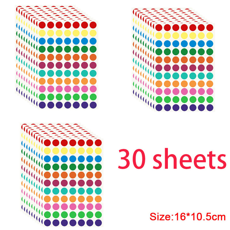 30/60 hojas de pegatinas de recompensa para niños, tabla de comportamiento de puntos y estrellas coloridas, pegatina para álbum de recortes, suministros para estudiantes y profesores: Marfíl