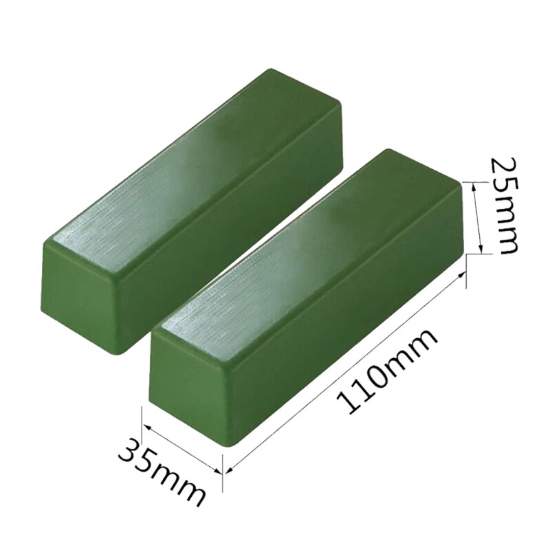 M89B Compound Green Polishing Paste Abrasive Paste Metals Polishing Wax Paste Leather Strop Compound Bar Grinding Paste