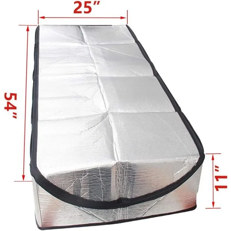 Pokrywa izolacyjna namiotu na poddaszu Pokrywa z folii aluminiowej 54x25x11 cali Wodoodporna składana osłona przeciwpyłowa Narzędzie robić izolacji