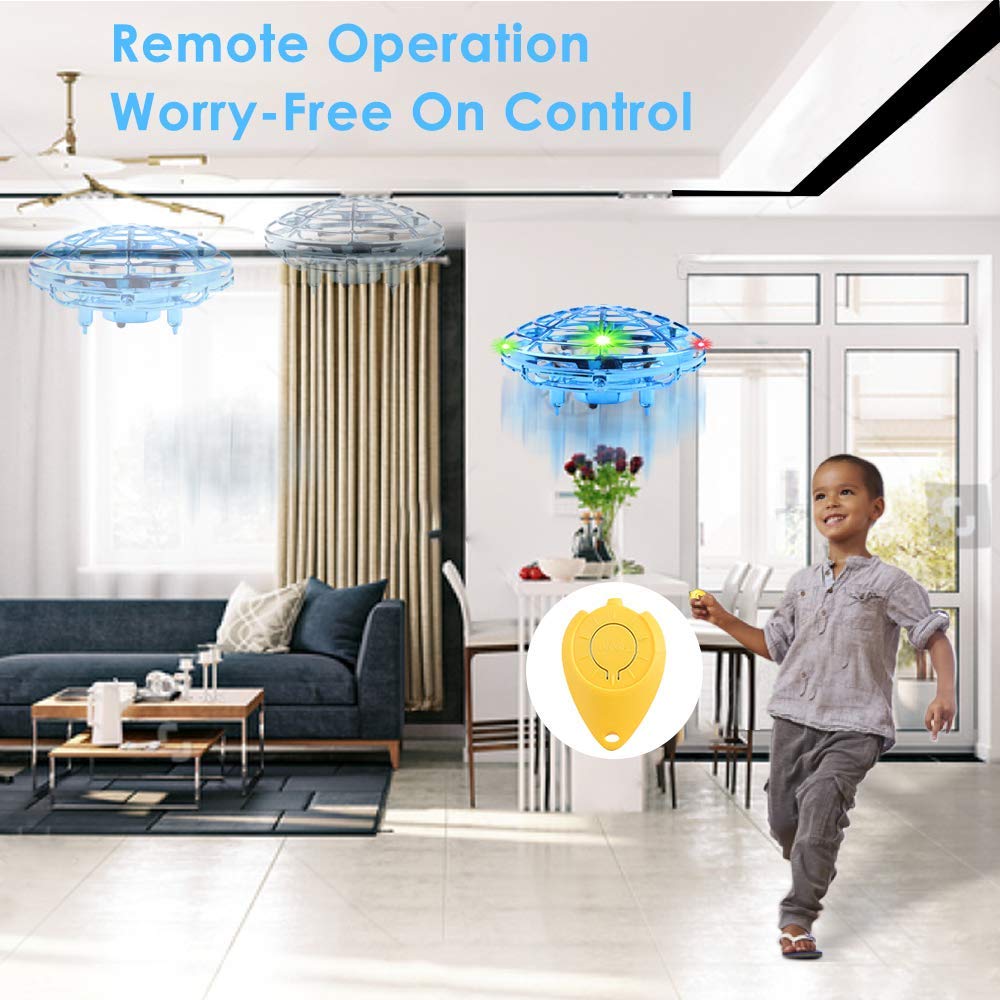 Vliegende Speelgoed Drone 2 Speed Handmatige Bediening Drone Geschikt Voor Kinderen Volwassen Peuter 720 ° Roterende Mini Ufo Drone Handleiding controle