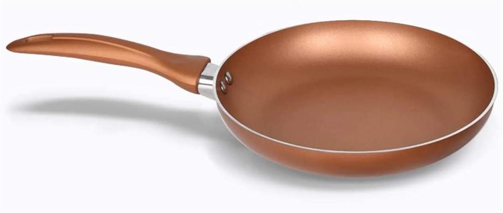 ANDRA - Sartén Cobre 20CM Mango de Plástico Anti-Adherente, Ecológica sin PTFE ni PFOA SARTENES OLLAS DURADERO COBRE